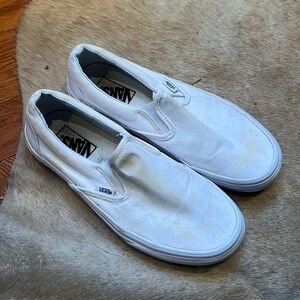 Slip-On Vans White on White